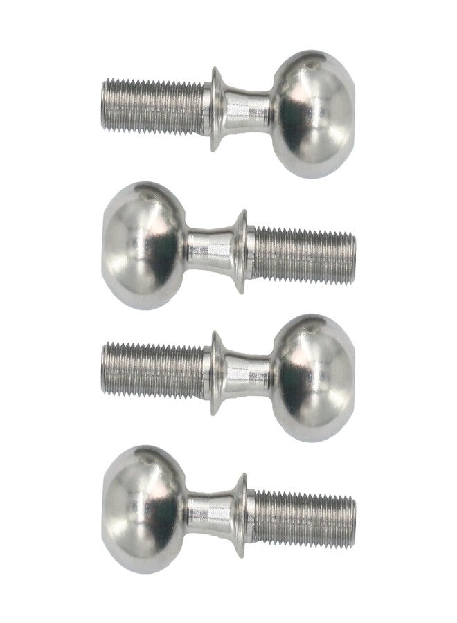 POLANTA 4Pcs RC Pivot Ball Parts,Hardened Steel Pivot Balls for Steering Knuckle A-Arms Compatible with Arrma 1/8 Typhon 6S BLX 1/7 Felony Infraction 6S BLX RC Car Replace of ARA330657 - Image 2